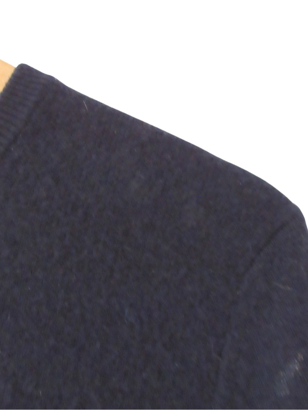 Naadam Cashmere Sweater Large Black Deep Navy Knit Soft Crewneck Classic - Picture 4 of 7